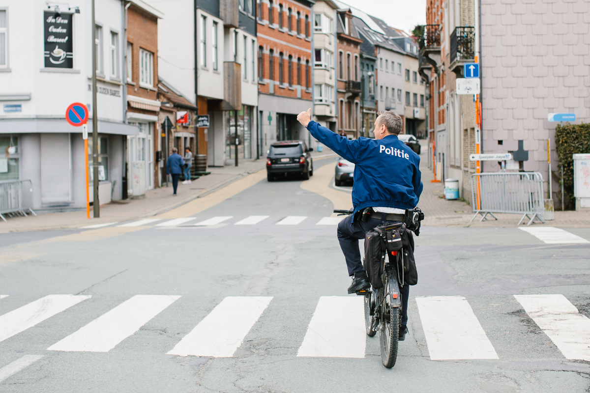 Wijkinspecteur op de fiets