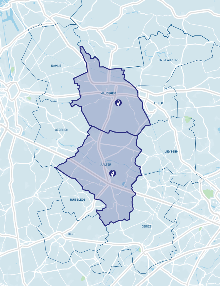 Kaart grondgebied